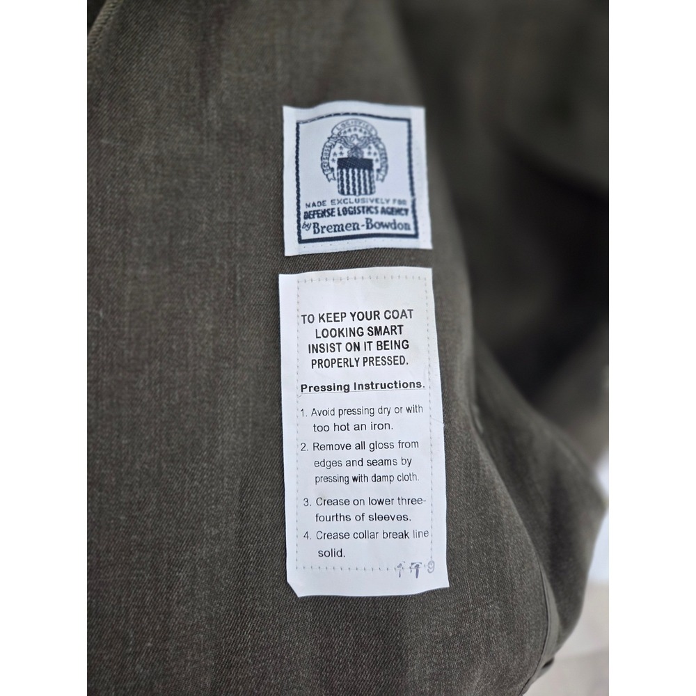 USMC Service Alpha Uniform Coat Men 48XL Olive Drab Bremen-Bowdon Semi-Lined - Picture 11 of 12